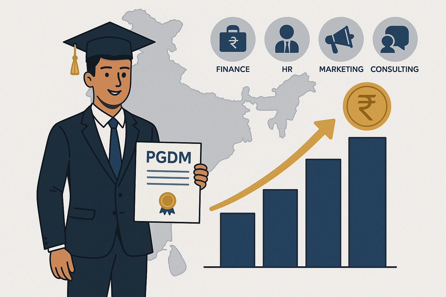 Average PGDM Salary in India
