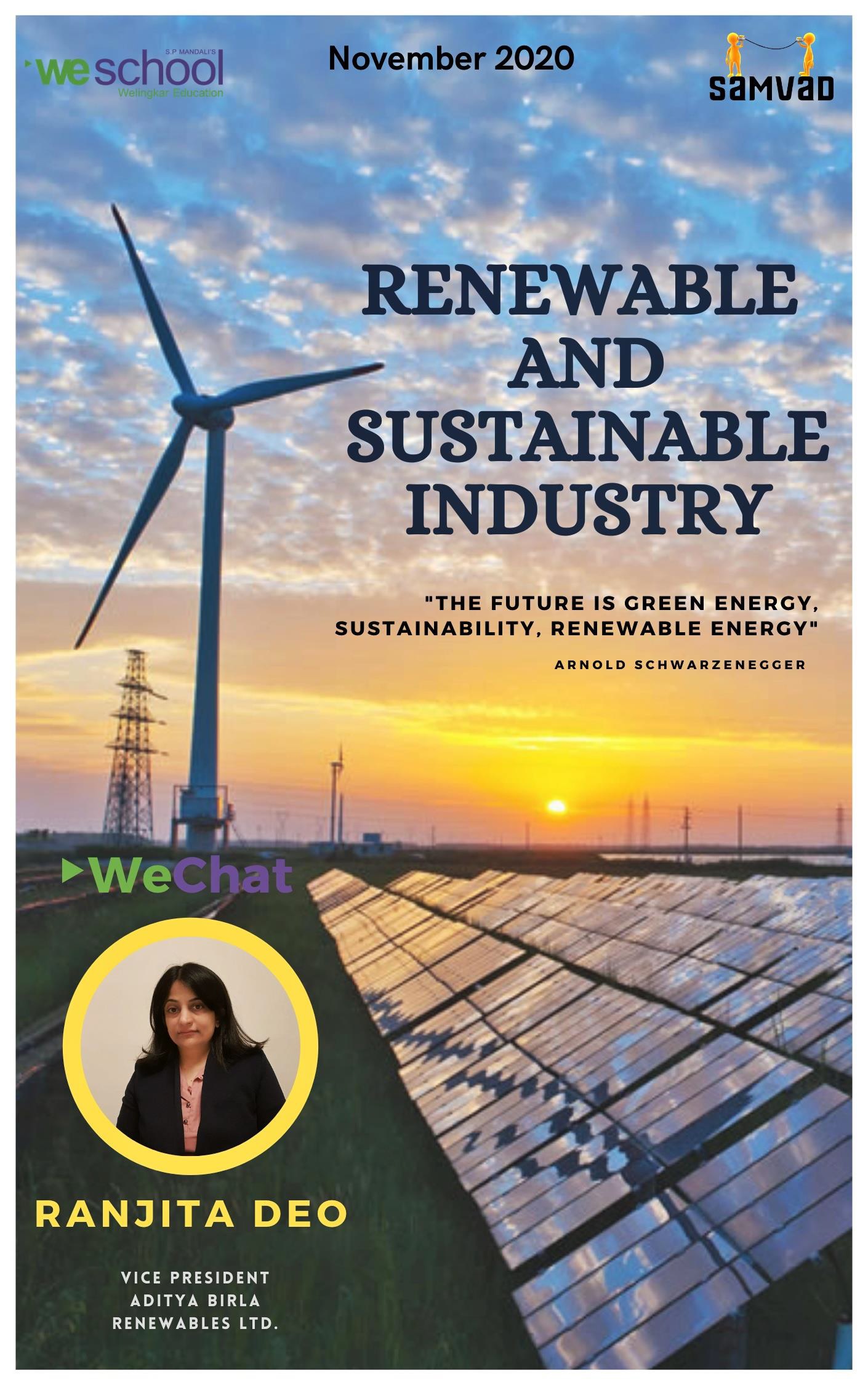Renewable and Sustainable Industry