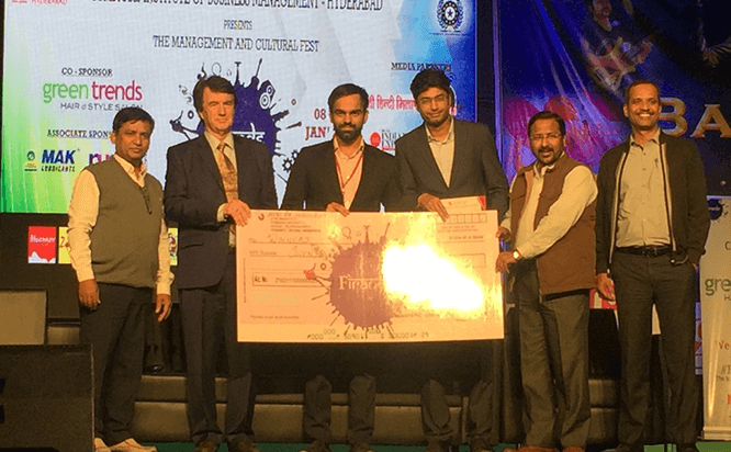 Inter-college competition named Agamya - Business strategy competition organized by SIBM - Hyderabad