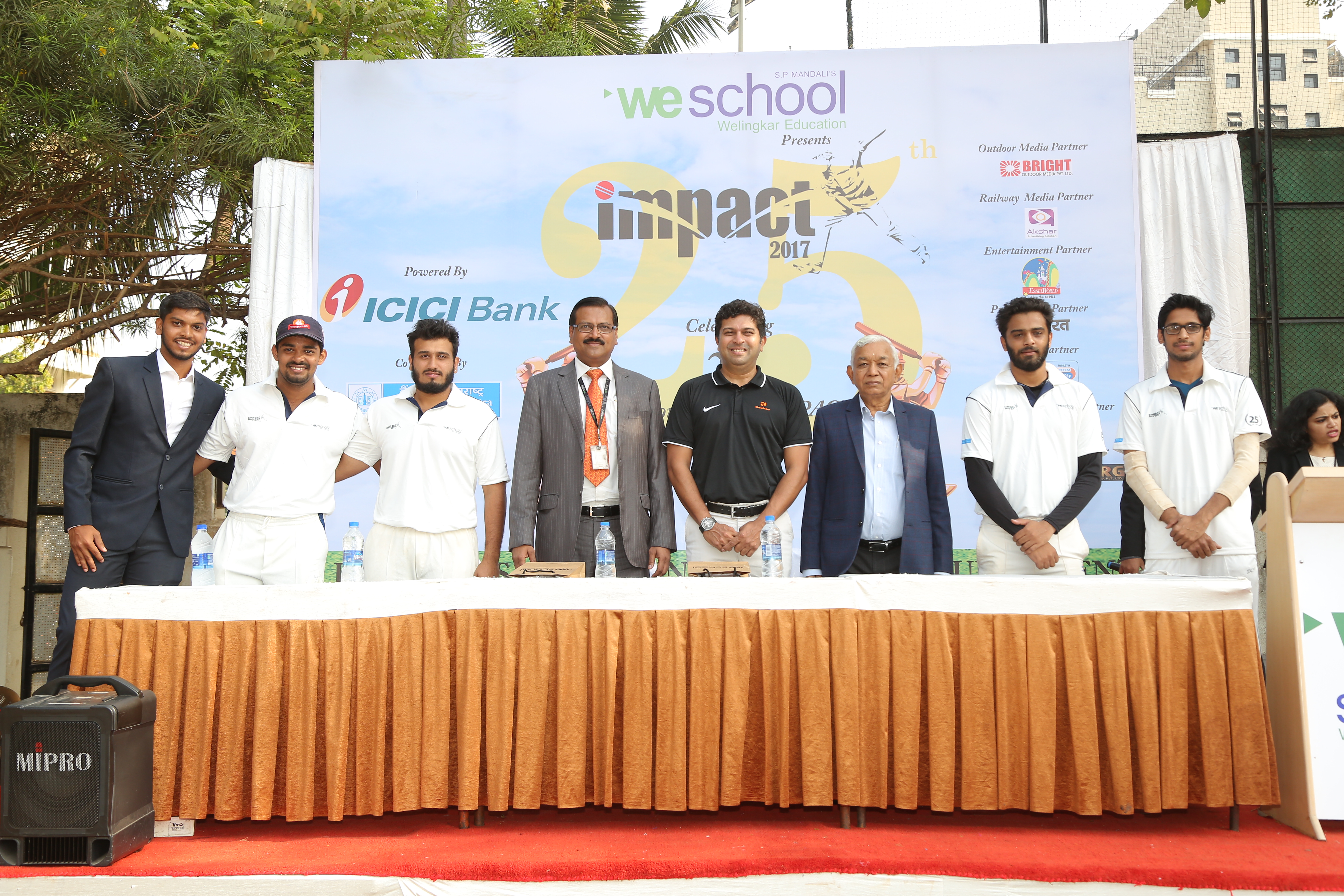 IMPACT 2017, an inter-B schools cricket tournament organised by WeSchool begins at Matunga Gymkhana