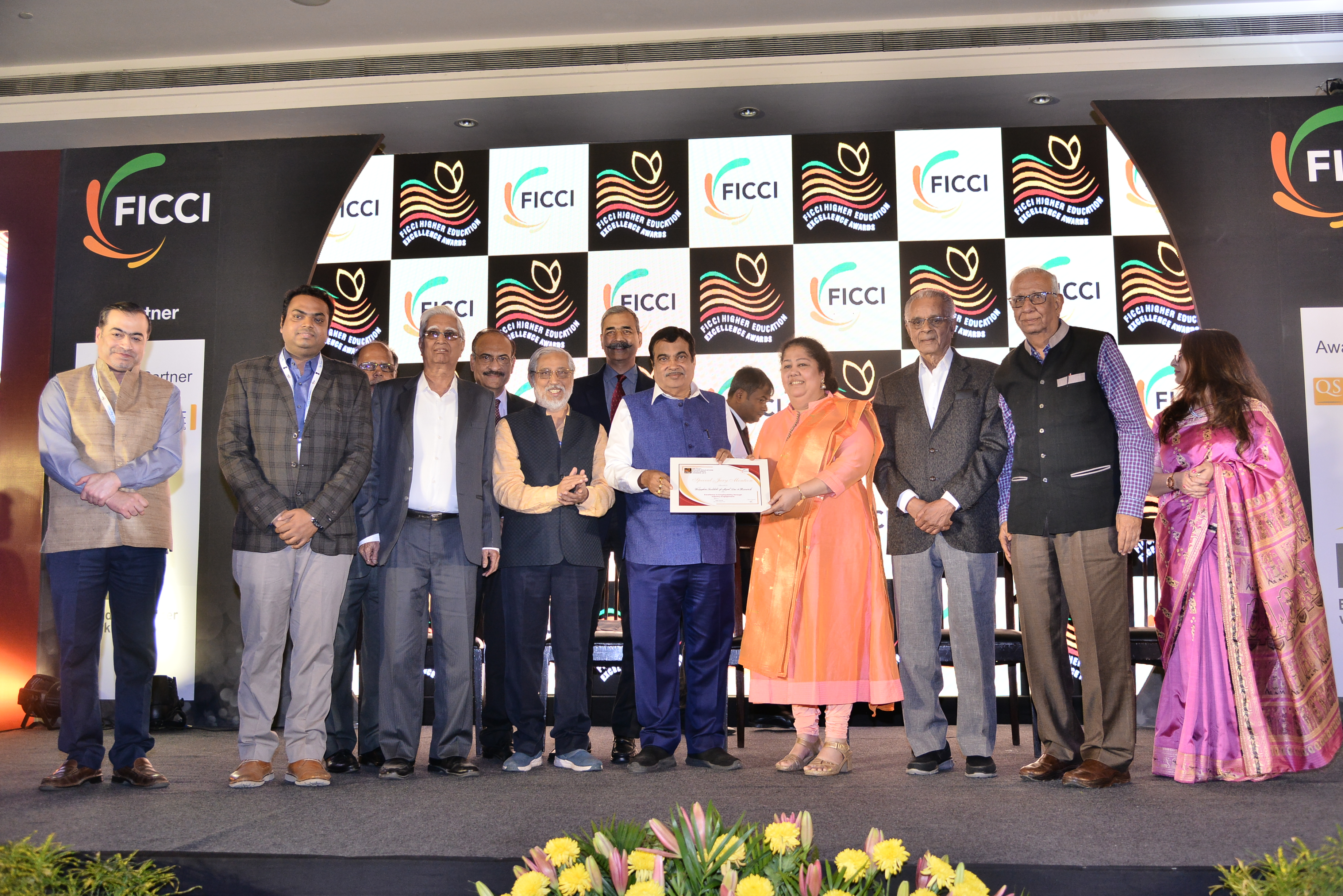 WeSchool honored the special jury mention at the 15th FICCI Higher Education Summit 2019, Delhi