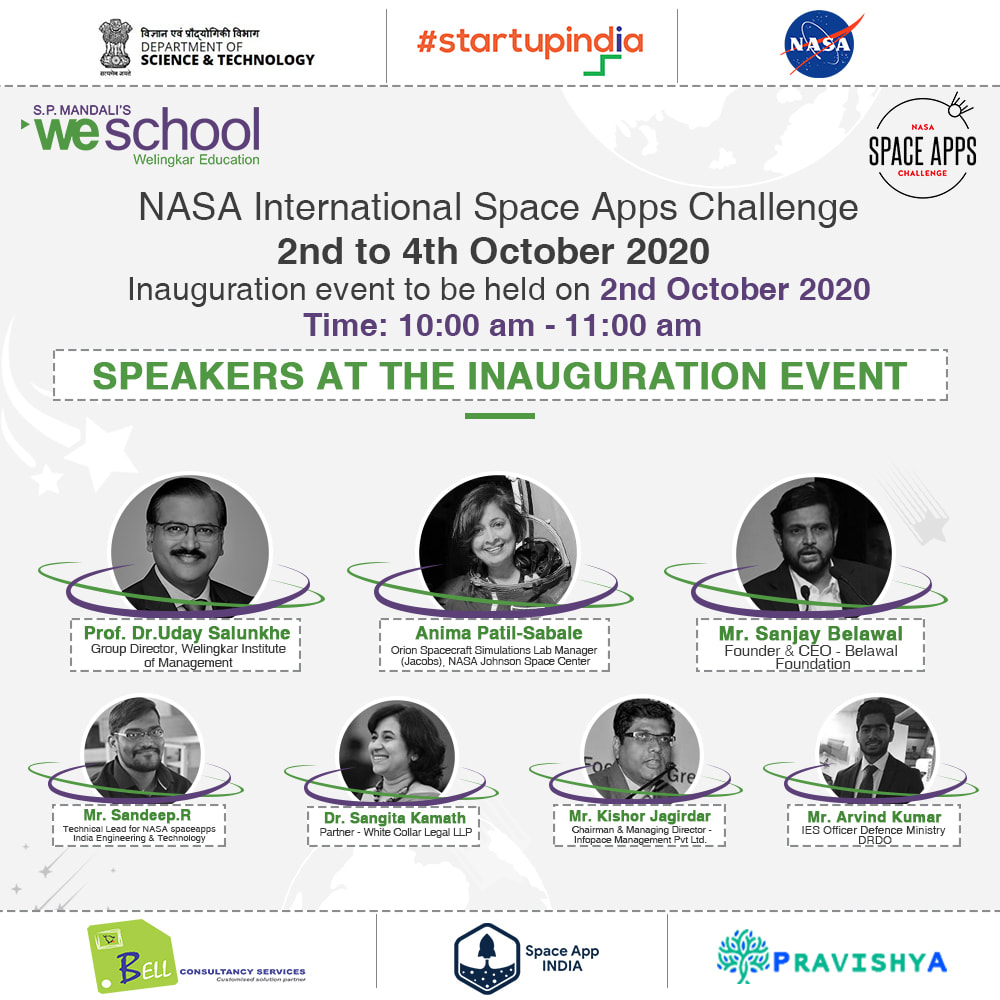 S.P. Mandali's WeSchool hosts the first ever virtual NASA Space Apps Challenge 202