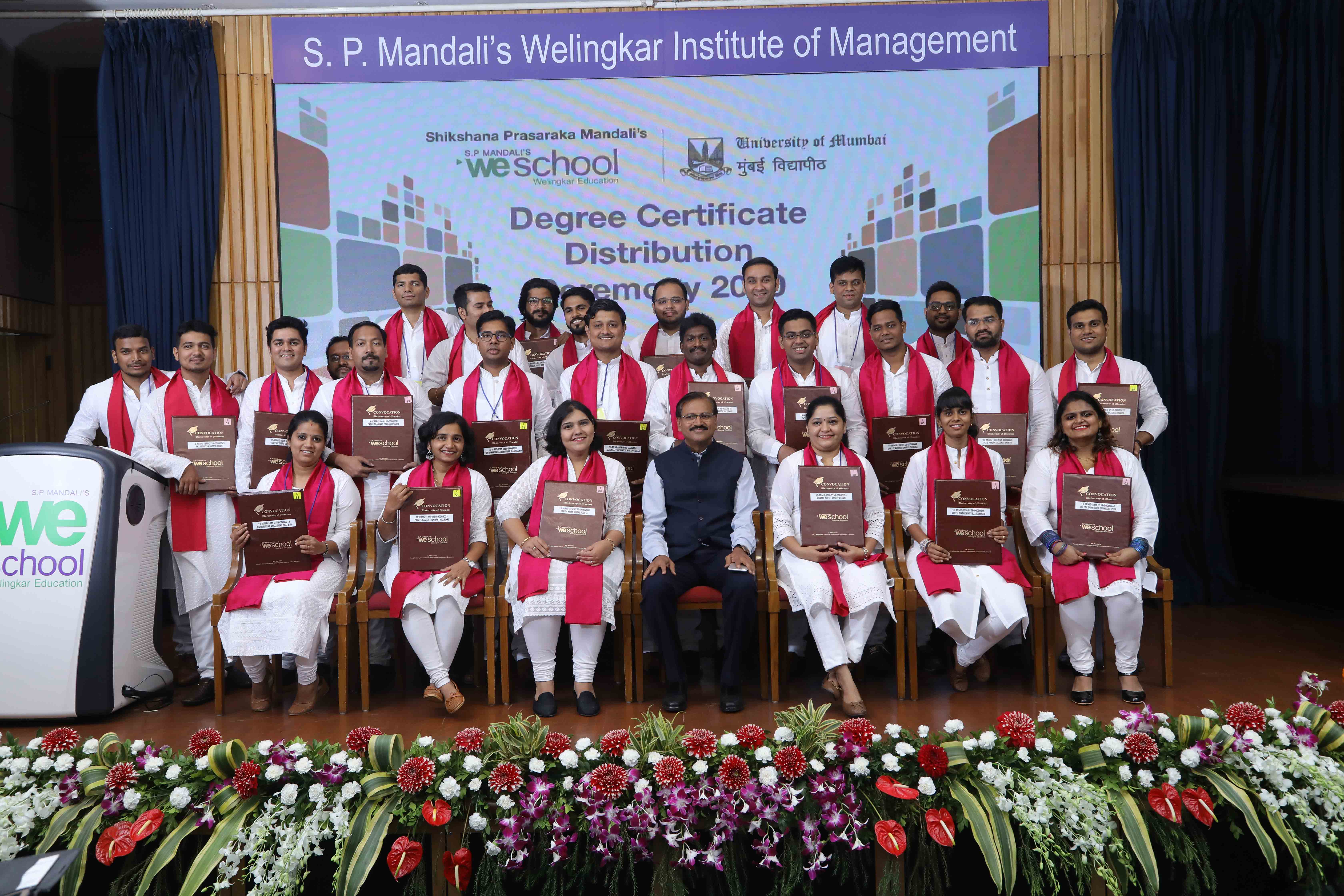 Convocation ceremony of Three Years Part-time Masters Degree and Masters in Management Studies (MMS) Program Batch 