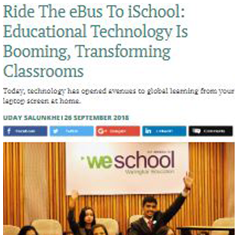 Ride the eBus to iSchool: Educational Technology is blooming, transforming classrooms 