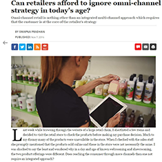 Can retailers afford to ignore omni-channel strategy in today’s age?