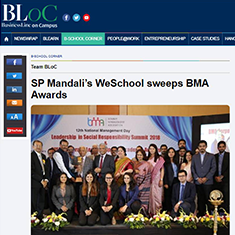 SP Mandali’s WeSchool sweeps BMA awards 