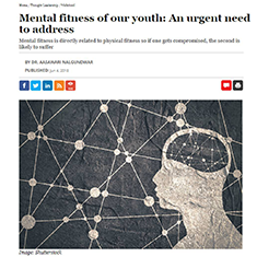 Mental fitness of our youth: An urge need to address 
